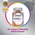 Centrum MultiGummies for Women 50 Plus, Multivitamin/Multimineral Supplement with Vitamins D3, E, B6, and B12, Assorted Fruit Flavor - 140 Count - Image 4