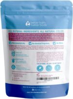 Dry Skin Bath Salt 32 Ounces (2 Lbs) Epsom Salt with Natural Geranium and Lavender Essential Oils Plus Vitamin C in BPA Free Pouch with Easy Press Lock Seal Made in USA - Image 3