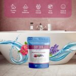 Dry Skin Bath Salt 32 Ounces (2 Lbs) Epsom Salt with Natural Geranium and Lavender Essential Oils Plus Vitamin C in BPA Free Pouch with Easy Press Lock Seal Made in USA - Image 4