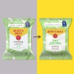 Burt’s Bees Soothing, Fragrance Free Facial Towelettes for Sensitive Skin, Aloe Vera, 100% Plant Based Cloths; 99% Natural Origin; Removes Makeup, Dirt and Oil; No Rinsing (Pack May Vary) - Image 3