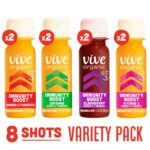 Vive Organic Immunity Boost Shot Sampler Pack | Immunity Boost Original | Immunity Boost Cayenne | Immunity Boost Elderberry | Immunity Boost Vitamin C (2oz shots, pack of 8) - Image 3