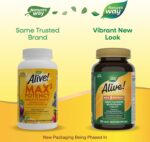 Nature's Way Alive! Max3 Potency Daily Multivitamin, Methylated B12 and Folate, Ultra Potency B-vitamins to Support Energy Metabolism*, 180 Tablets - Image 3