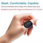 Wellue O2Ring Pulse Oximter, Bluetooth SPO2 Blood Oxygen Saturation Monitor - Wearable O2 Ring Sensor with Vibration Reminder, Free APP & PC Report, Rechargeable - Image 3