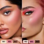 6 Colors Cream Contour Stick Makeup Kit,Shades with Highlighter,Blush,Bronzer Contour Stick for Sculpt the Cheeks,Long Lasting,Waterproof,Matte & Dewy Finish for Woman (SET A) - Image 5