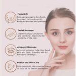 Rose Quartz Gua Sha Comb Massage Tool - Unique Comb Edge Gua Sha Board for SPA & Acupuncture Therapy (Heart Shape) - Image 4