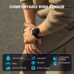 Wellue Wrist Pulse Oximeter with Audio Reminder| Bluetooth Blood Oxygen Monitor Rechargeable for Continuous SPO2 Tracking with 72 Hours Battery Life, Free APP & PC Reports, Style 2 - Image 3