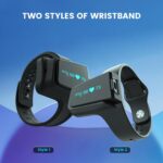 Wellue Wrist Pulse Oximeter with Audio Reminder| Bluetooth Blood Oxygen Monitor Rechargeable for Continuous SPO2 Tracking with 72 Hours Battery Life, Free APP & PC Reports, Style 2 - Image 4