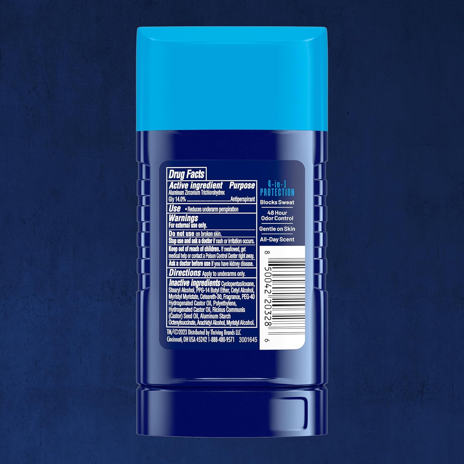 Right Guard Sport Fresh Scent Antiperspirant & Deodorant Invisible Solid - 4-in-1 Deodorant For Men, Blocks Sweat, 48-Hour Odor Protection, Quick-Drying, & Long-Lasting, 2.6 oz (6 Pack) - Image 3