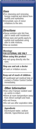 OCuSOFT HypoChlor Spray - Non-Irritating Hypochlorous Acid Spray & Eyelid Cleanser Solution to Remove Oil & Debris- 2 fl oz - Image 3