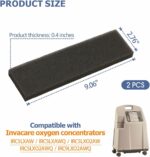 Oxygen Concentrator Filter Cotton Compatible with INVACARE, O2 Generator Machine Replacement Accessories, 1 Pair - Image 3