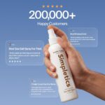 Simpletics Himalayan Sea Salt Hair Spray (Vanilla Scent) – Natural 5-Ingredient Formula for Beach Waves & Volume – Light Hold, Non-Greasy, Paraben & Sulfate Free – Unisex 8 fl oz - Image 4