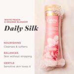 Caress Body Wash for Women, Daily Silk White Peach & Orange Blossom, Shower Gel Body Wash Moisturizing for Noticeably Silky, Soft Skin, 20 fl oz, 4 Pack - Image 3
