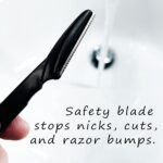 Unisex Rear Razor - Safely Shave and Remove Hair Inside Your Bottom No Cuts, Bumps, Nicks Intimate Shaping Razor and Deplaner - 5 pcs per box - Image 3