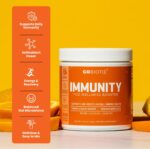 GOBIOTIX Vitamin C - Immune Defense Support Supplement - Immunity Powder Wellness Booster - Vegan Superfood - Elderberry, Turmeric, B12 Vitamin Supplement, Non-GMO and Sugar Free (Orange) - Image 3