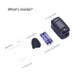 Pulse Oximeter Fingertip, Black, Blood Oxygen Saturation Monitor with TFT Display, SpO2 and Heart Rate Measurement Device - Image 6