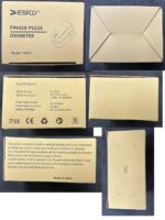 Pulse Oximeter Fingertip, Black, Blood Oxygen Saturation Monitor with TFT Display, SpO2 and Heart Rate Measurement Device - Image 7