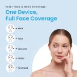 LED Face and Neck Massager – LiftLab 3-in-1 Beauty Sculptor with Red, Blue and Green Light Modes – at-Home Skincare Tool with Vibration Massage and Improved Battery - Image 4