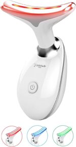 LED Face and Neck Massager – LiftLab 3-in-1 Beauty Sculptor with Red, Blue and Green Light Modes – at-Home Skincare Tool with Vibration Massage and Improved Battery - Image 6