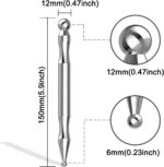 Acupuncture Pen, Facial Reflexology Tools Stainless Steel, Trigger Point Massager Tool, Deep Tissue Massage Tool - Image 3