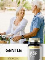Carlyle Slow Release Iron 45 mg | 180 Tablets | Ferrous Sulfate Mineral Supplement | for Men & Women | Vegetarian, Non-GMO, and Gluten Free Formula - Image 5