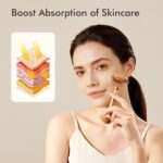 CHOSIN Face Roller Massage Tool, Facial Roller Tool for Lymphatic Drainage - Wrinkles, Lifting & Puffy Eyes for Women Men Self Care Gift (Olive Wood) - Image 5