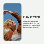 hers Hair Regrowth Treatment - Topical Minoxidil 2% Solution for Women - Supports Thicker, Fuller Hair - Non-Greasy - Unscented, 2 Pack - Image 4