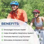 Respiratory & Immune Lung Support Supplement with Quercetin, Vitamin D & Cordyceps, Helps Soothe Respiratory Tissues While Loosening Mucus, Lung Health Vitamins for Women & Men, 60 Capsules - Image 3