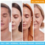 Retinol Cream for Face with Hyaluronic Acid, Day-Night Anti-Aging Moisturizer for Women, Men, Collagen Cream for Face Reduces Wrinkles, Dryness, 1.85 Oz - Image 3