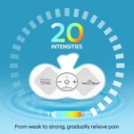 Easy@Home Rechargeable Compact Wireless TENS Unit - 510K Cleared, FSA Eligible Electric EMS Muscle Stimulator Pain Relief Therapy, Portable Pain Management Device EHE015 - Image 5