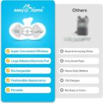 Easy@Home Rechargeable Compact Wireless TENS Unit - 510K Cleared, FSA Eligible Electric EMS Muscle Stimulator Pain Relief Therapy, Portable Pain Management Device EHE015 - Image 8