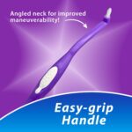 BrightWorks Manual End Tuft Brush, Cleans Difficult Areas Such as Around Crowns, Bridges, implants and Wider Gaps Between Teeth (Pack of 3) - Image 5