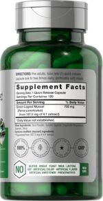 Horbäach Green Lipped Mussel |120 Capsules | from New Zealand | Premium Freeze Dried Mussel Powder | Non-GMO and Gluten Free - Image 3