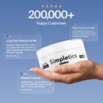 Simpletics Hair Clay for Men (Vanilla Scent) – Natural 6 Ingredient Matte Styling Clay with Beeswax & Coconut Oil – Strong Hold, Water Based, Non-Greasy – Adds Texture & Volume – 2oz - Image 4