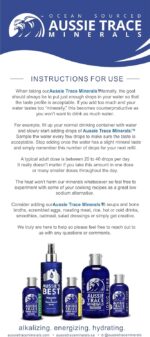 Aussie Trace Minerals - Magnesium Rich, Low Sodium, Complete Electrolyte Drops for Hydration, Energy & Recovery - 8oz / 240ml Liquid Supplement - Vegan, Keto Friendly - Image 5