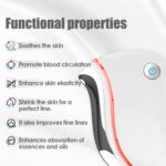 Aikertec Heat Electric Gua Sha Tool, 4-in-1 Multi-Function Face Massager, Facial, Double Chin, Awakening Skin, Deep Treatment - Image 3