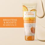 Vitamin C & Turmeric Face Scrub - Dermatologist Tested, Exfoliating, Brightening, Hydrating, Anti-Aging, Clean Beauty, Cruelty-Free Korean Skincare, All Skin Types - 6.76 Fl Oz / 200ML - Image 3