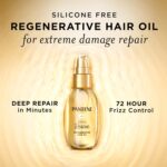 Pantene Miracle Rescue Regenerative Hair Oil - 2.0 FL Oz - Deep Repair Treatment for Dry & Damaged Hair - Image 3