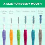 GUM Proxabrush Go-Betweens - Moderate - Interdental Brushes - Soft Bristled Dental Picks for Plaque Removal Health - Safe for Braces & Dental Devices, 10 Count (Pack of 4) - Image 6