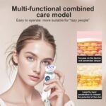 5-in-1 Beauty Massager for Face and Neck, Facial Massager for Skin Care, Red Light, Thermal, and Vibration Technologies, Improve, Firm,Tightening and Smooth Has Skin Detection Function - Image 3