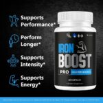 Iron Boost Pro Capsules - Official Iron Boost Pro Advanced Supplement Support Pills - Maximum Strength, Natural IronBoost Pro for Overall Health & Wellness Reviews, 60 Capsules for 1 Month - Image 3
