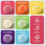 Bath Bombs Set, 7 Packs Bubble Fizzies Relaxation with Shea Butter, Dry Skin Moisturize, Birthday, Idea for Women, Wife, Girlfriend - Image 3
