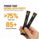 Pure Himalayan Shilajit Honey Sticks with Saffron – 30 Count | 75%+ Fulvic Acid, 85+ Trace Minerals | Natural Energy & Immunity Booster | Easy Single-Use Packets - Image 4