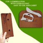 BYYDDIY 2 in 1 Stainless Steel Muscle Scraper Tools Set Gua Sha Massage Scraper Scraping Tool - Image 3