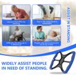 Lift Assist for Elderly,Aids for Disabled and Elderly with No-Slip Grip Handles,Standing Aids & Supports to Transfer Elderly, Senior, Bariatric, Patient Or Disabled,As Seen On Tv(Blue) - Image 4
