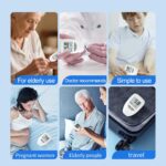 Glucose Monitor Kit, Blood Sugar Monitor,50 Test Strips &50 Lancets for Diabetes Testing,High Accuracy Blood Glucose Monitor Kit,1 Lancing Devices, DS-W Diabetes Testing Kit,Travel Size. - Image 4