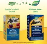 Nature's Way Alive! Once Daily Men's Multivitamin, Ultra Potency, Food-Based Blends (291mgper serving), 60 Tablets - Image 3