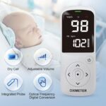 Infant Pulse Oximeter with Soft Wrap Sensor, Battery Powered Baby Oxygen Saturation & Pulse Rate Monitor, Non-Medical Use Only - Image 3