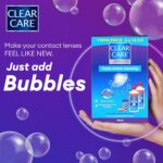 Clear Care Cleaning & Disinfecting Solution with Lens Case, Twin Pack,12 Fl Oz (Pack of 2) - Image 3