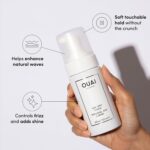 OUAI Air Dry Foam - Hair Mousse for Curly Hair & Beach Waves - Conditioning & Detangling With Kale and Carrot Extract - Paraben, Phthalate and Sulfate Free (4 Oz) - Image 3