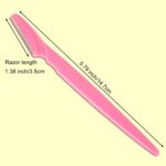 66 Eyebrow Razor and Face Razor for Women and Men, Eyebrow Hair Trimmer and Shaver with Protective Cover,Safe and Newbie Friendly - Image 5